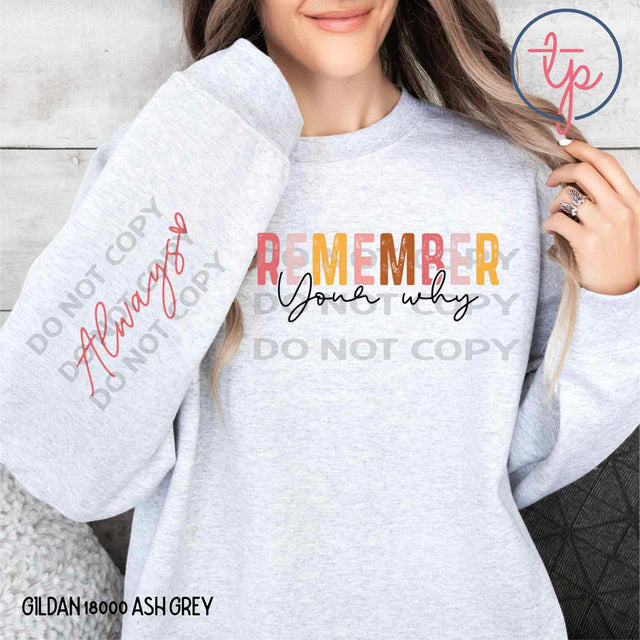 Remember Your Why Always Color