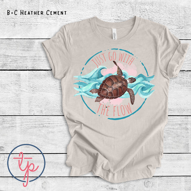 Just Go with the Flow Turtle