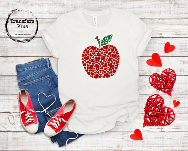 Apple Full of Hearts