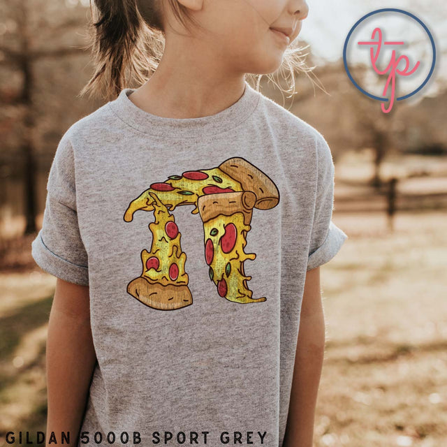 Pi Symbol Pizza Slices