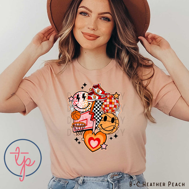Boho Basketball Collage