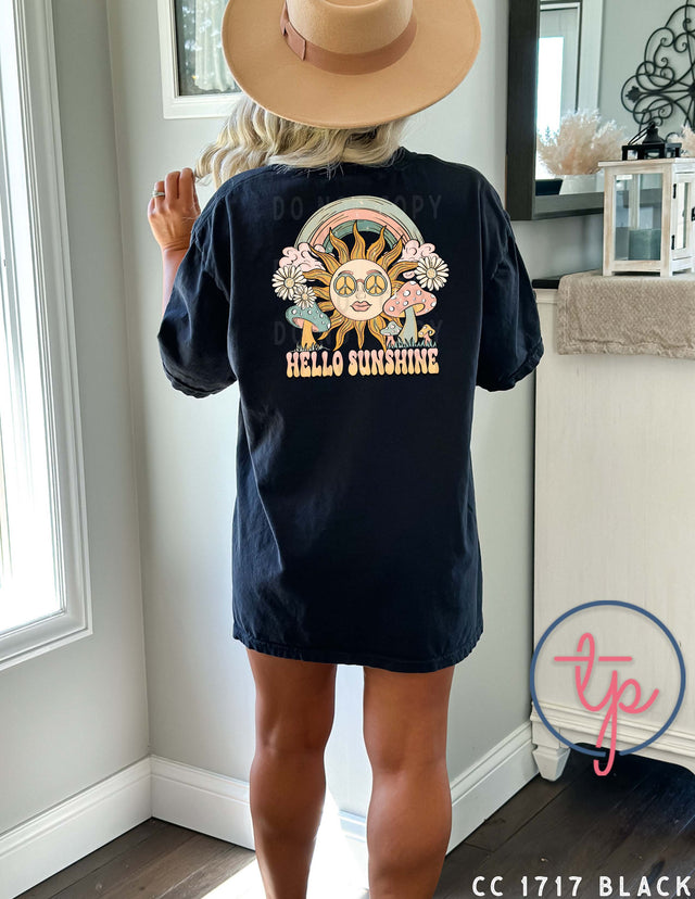 Hello Sunshine Peace Sun & Mushrooms