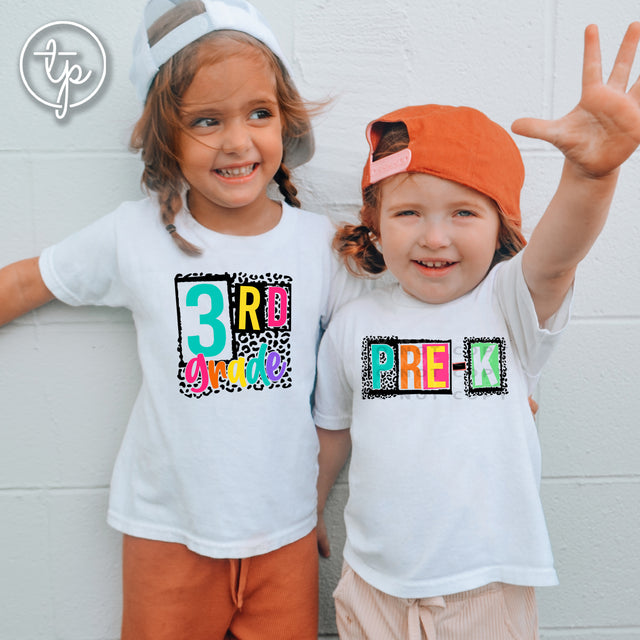 Pre-K Through Sixth Grade Stamp Leopard