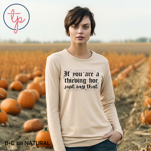 If You're a Theiving Hoe