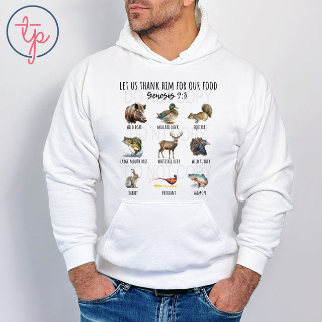 Let Us Thank Him For Our Food