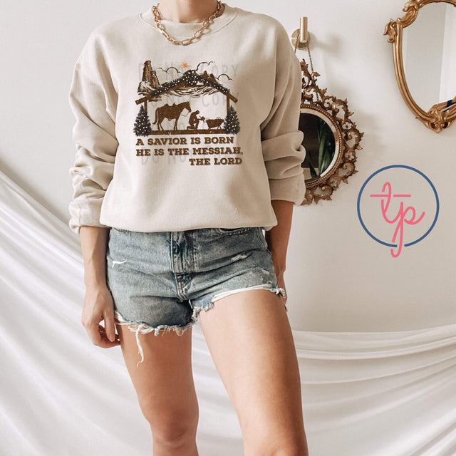 A Savior is Born Western