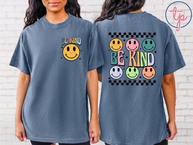 Be Kind Grunge Smiley