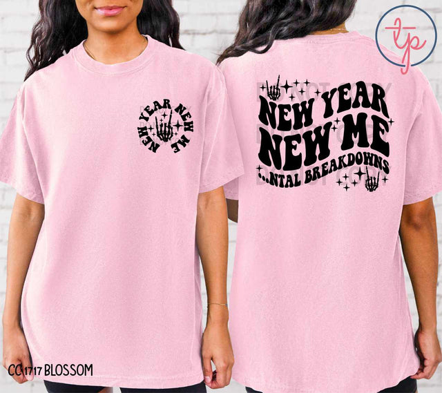 New Year New Mental Breakdown Black