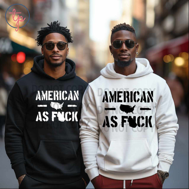 American as Fuck Black or White