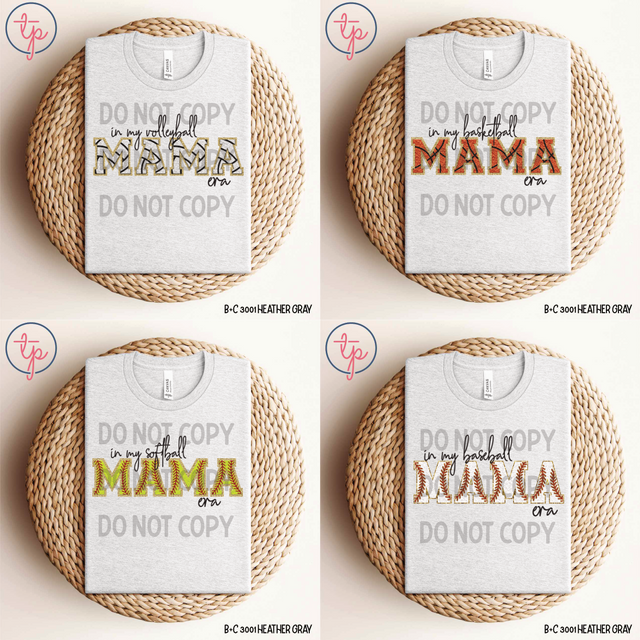 In My Sports Mama Era Volleyball, Basketball, Softball, Baseball, Soccer, Football