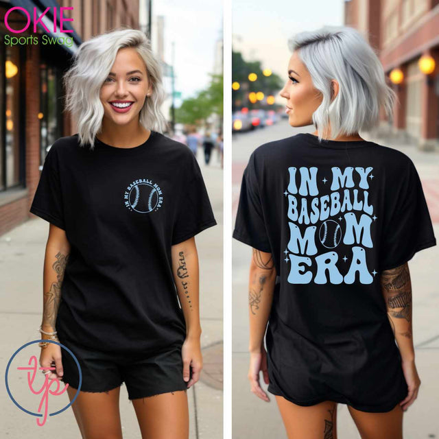 In My Baseball Mom Era - Black, Blue or White