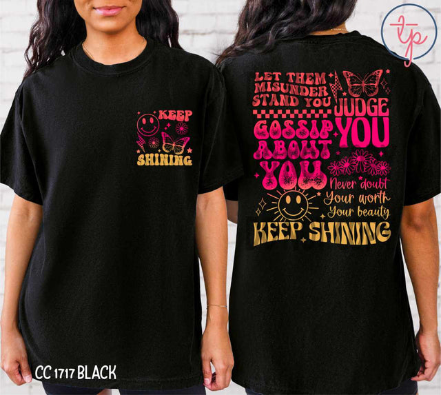 Keep Shining Gradient Back or Pocket