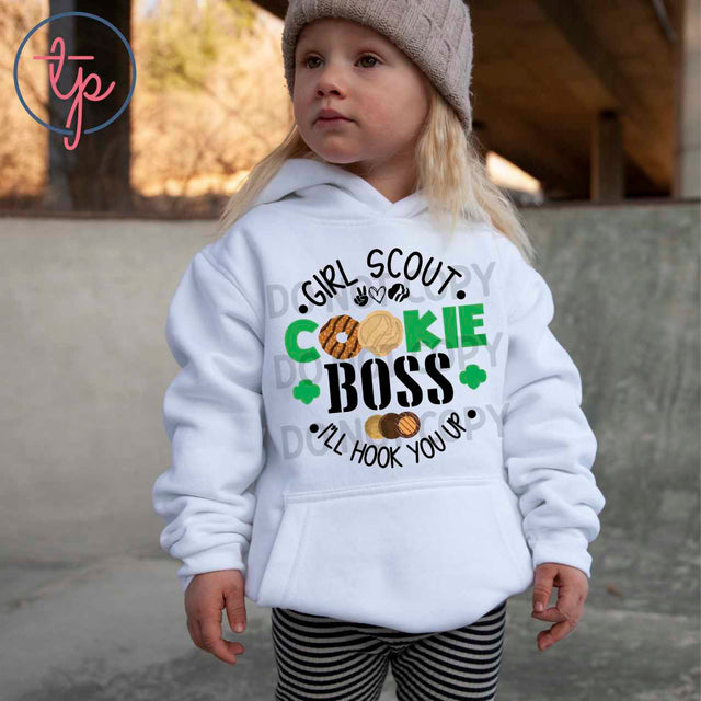 Girl Scout Cookie Boss I'll Hook You Up