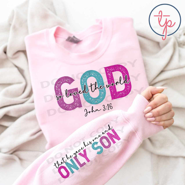 God So Loved the World Front or Sleeve