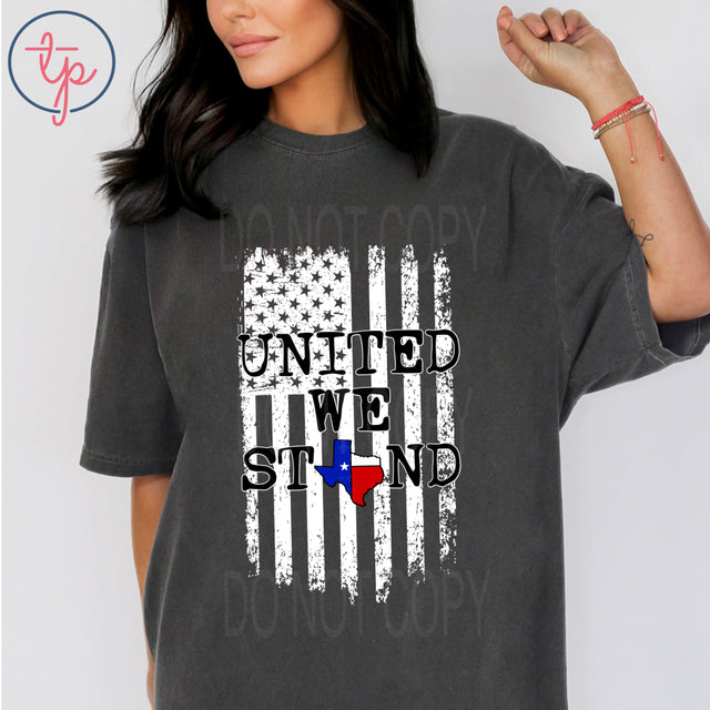 United We Stand Texas Flag