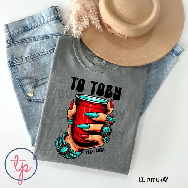 Turquoise Hand To Toby Keith