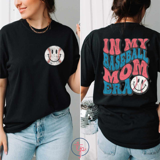 In My Baseball Mom Era Wavy with Pocket