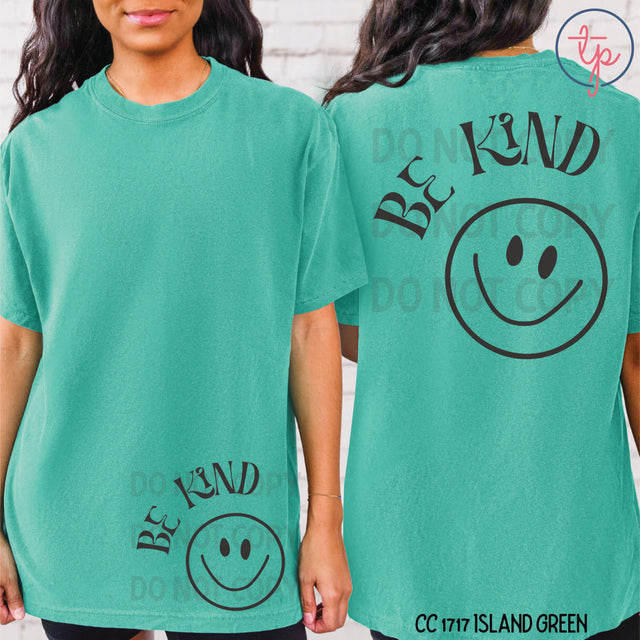 Be Kind Grunge Smiley