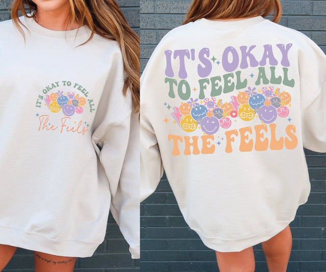 Its Okay All the Feels Pocket or Back