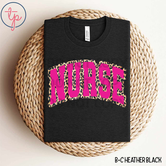 Nurse Pink Leopard