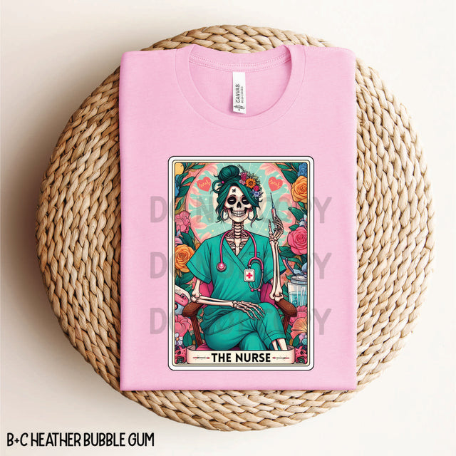 The Nurse Sitting Tarot Card