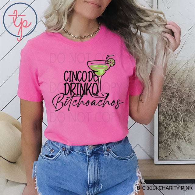 Cinco De Drinko Black or White