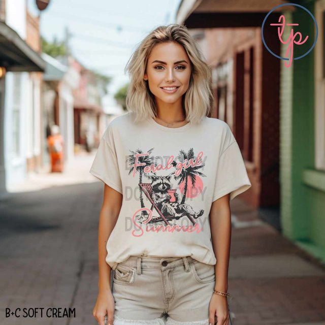 Feral Girl Summer Raccoon