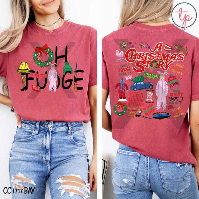 A Christmas Story Oh Fudge Front or Back