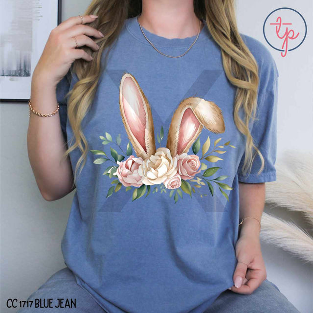 Blush Floral Easter Bunny Ears