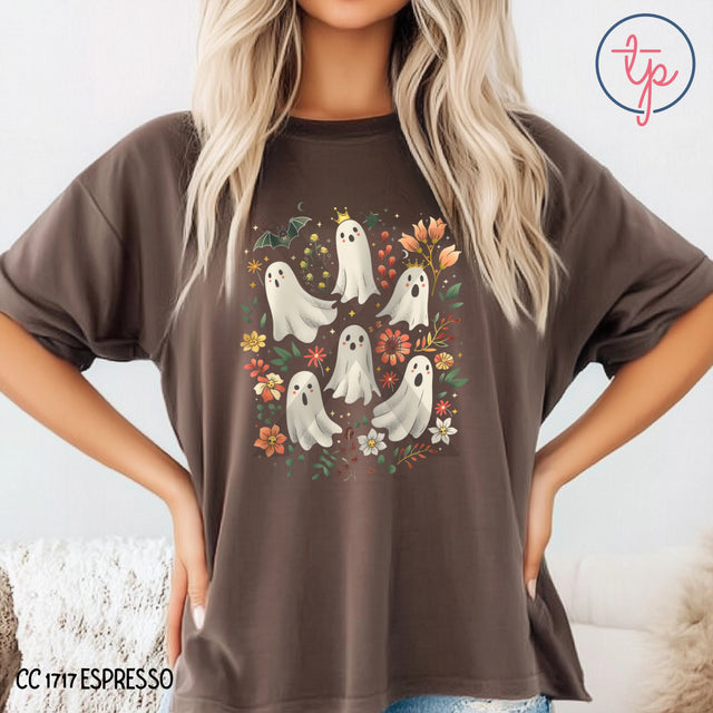 Boho Floral Ghosts