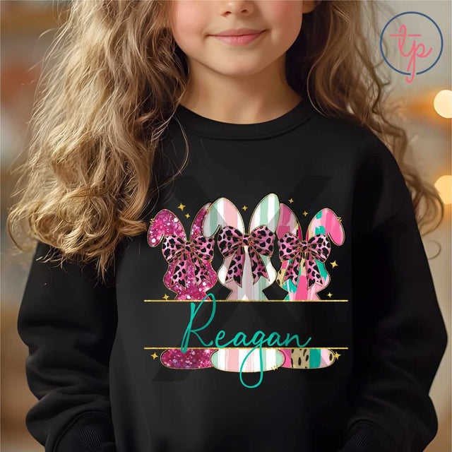 Brushstroke Bunny Monogram