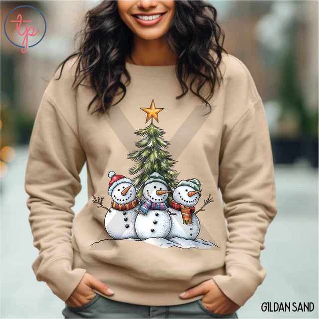 Christmas Tree Snowmen