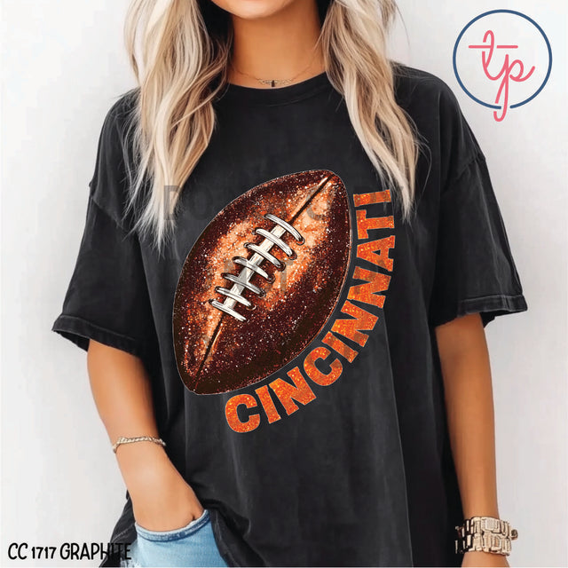 Glitter Football Cincinatti, Clemson, Cleveland, Kansas City, Kansas Jayhawks, Kansas Wildcats