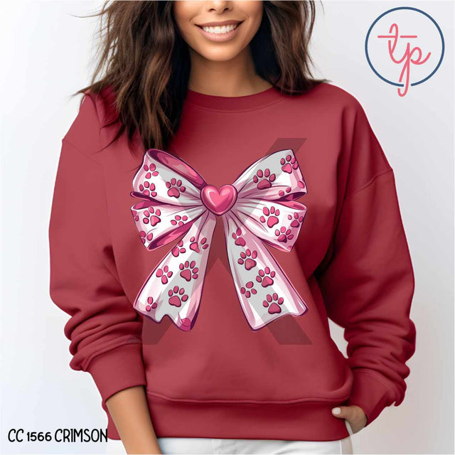Coquette Valentine Dog Bow