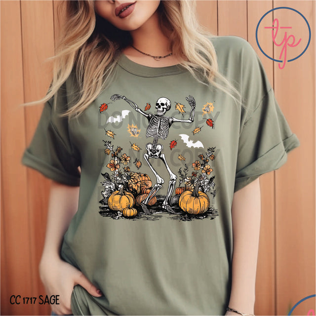 Dancing Autumn Skellie Black or White