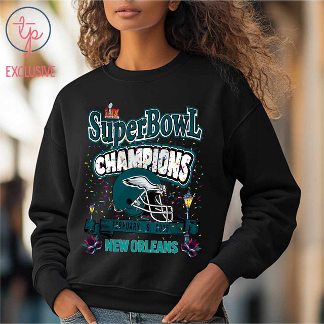 Eagles Super Bowl Champions with Date Exclusive