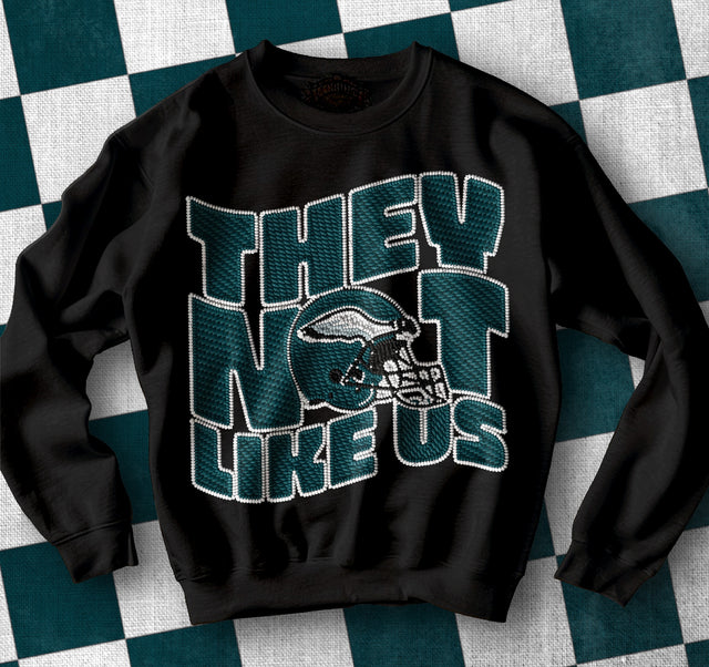 Eagles They Not Like Us Faux Embroidery KPI