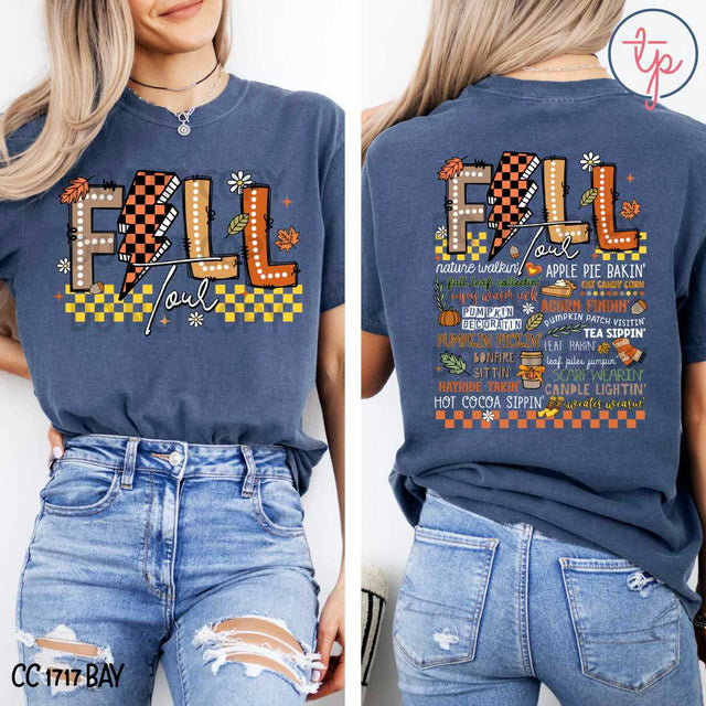 Fall Tour Front or Back Black or White