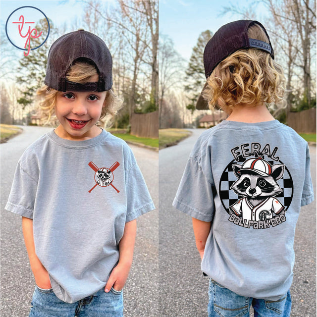 Feral Baseball Bro Pocket or Back