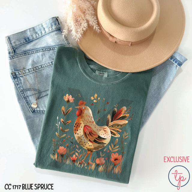 Floral Chicken