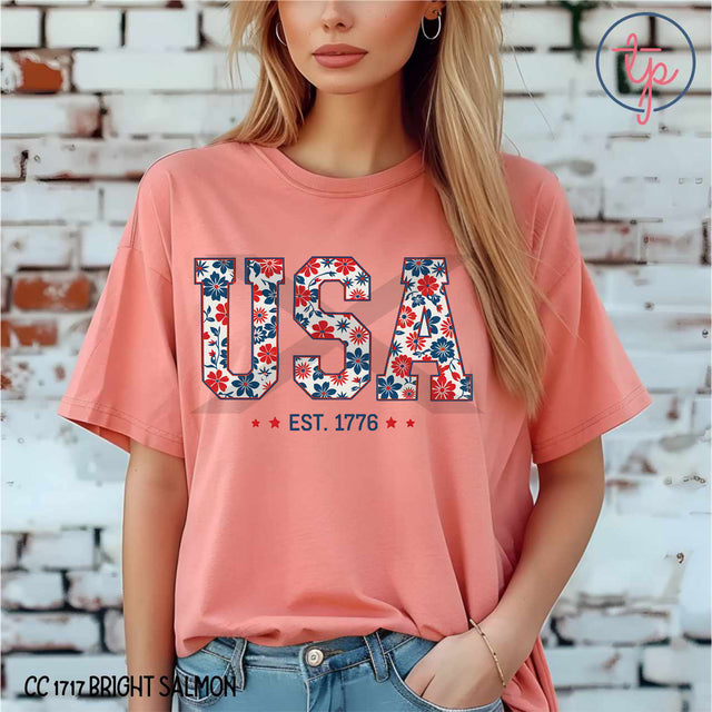 Floral USA Est 1776