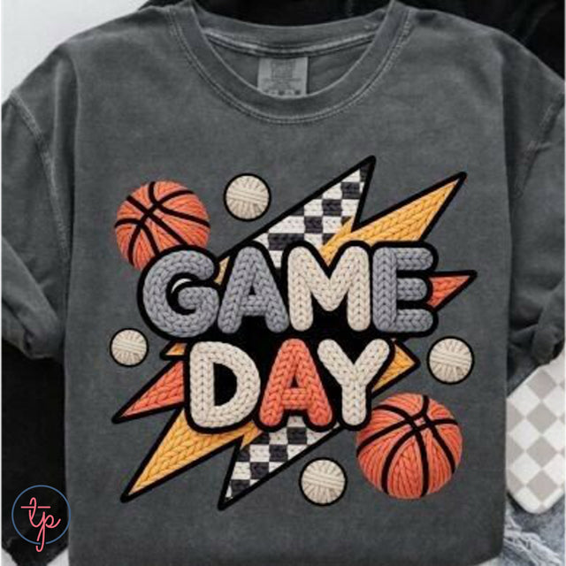 Game Day Basketball Faux Crochet