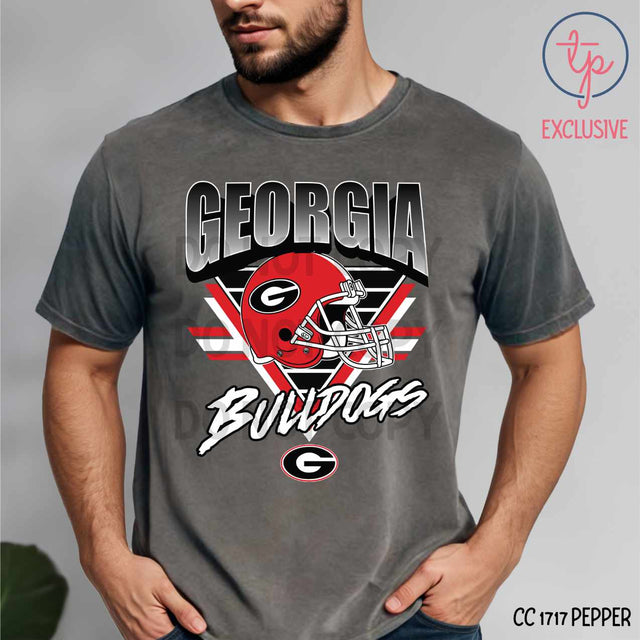 Georgia Bulldogs Helmet Triangle