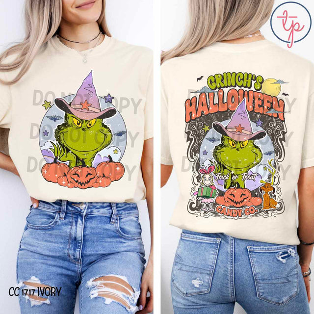 Grinch's Halloween Front or Back