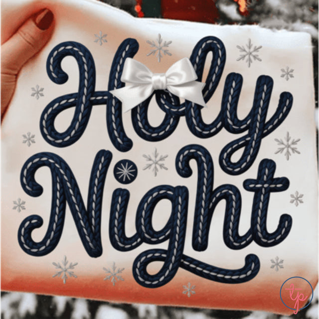 Holy Night Faux Crochet