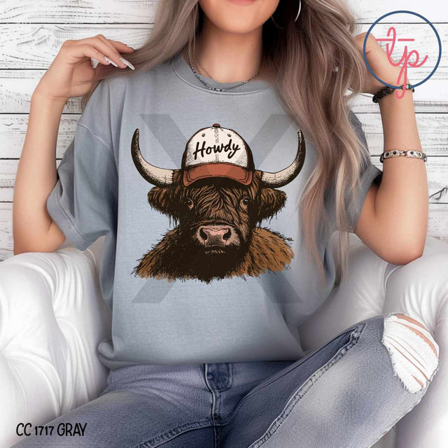 Howdy Highland Cow Trucker