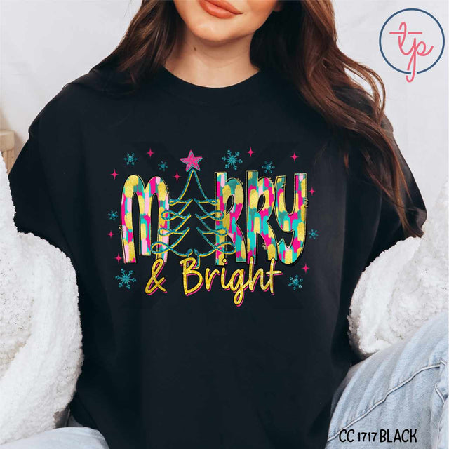 Merry and Bright Brushstroke