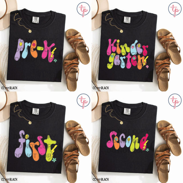 Neon School KPI Pre-K, Kindergarten, First, Second