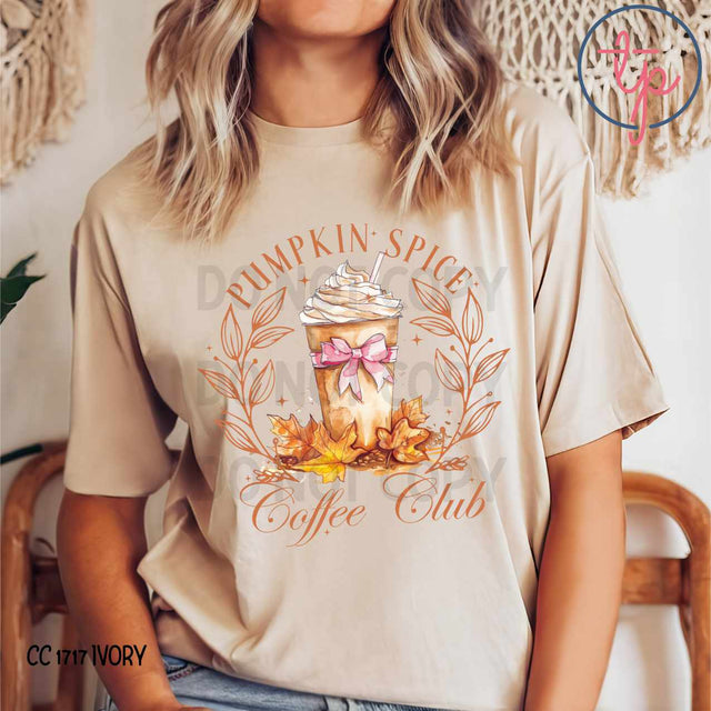 Pumpkin Spice Coffee Club Coquette