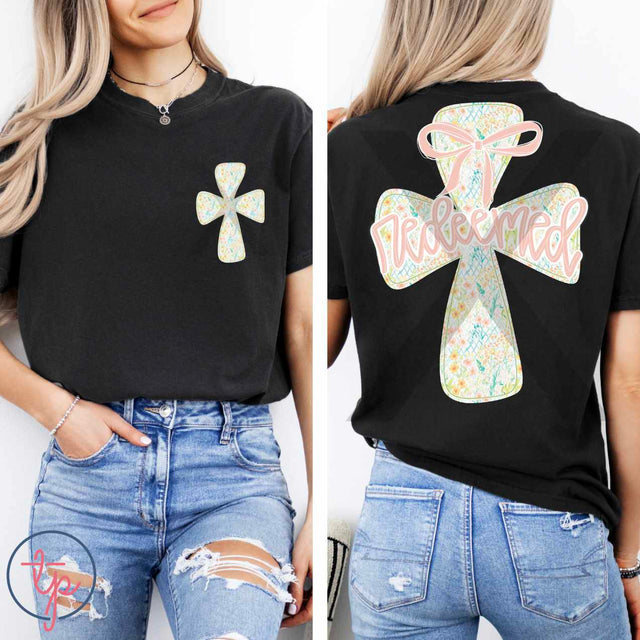 Redeemed Cross Pocket or Back